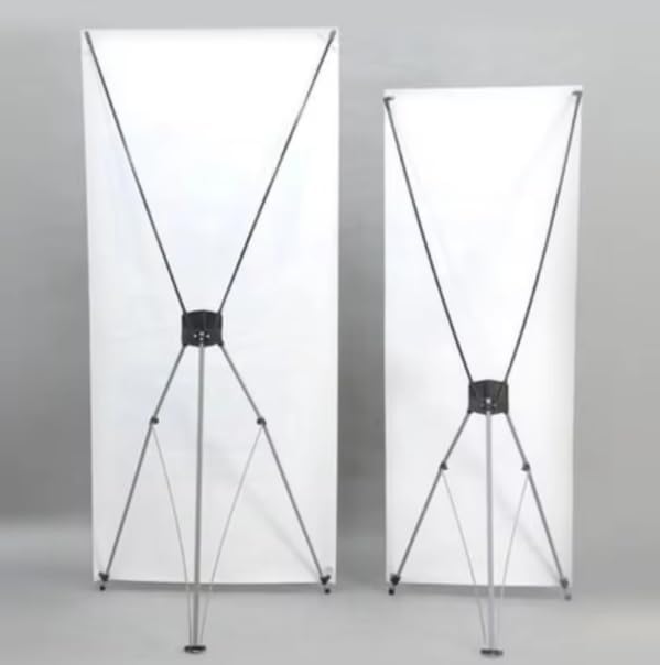 Custom Banner – Personalized X-Banner Stand for Events, Trade Shows, Parties & Promotions – Add Your Text, Logo, or Images – Made in USA (Full color, 31x70 inch)