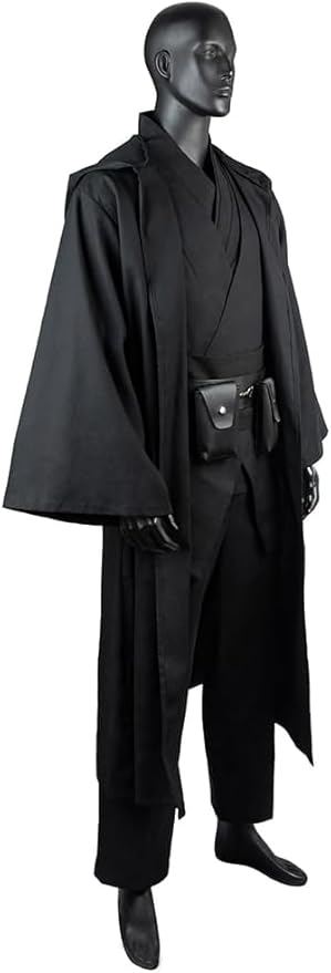 Tunic Costume Adult Men Tunic Robe Cosplay Halloween Costume Hooded Uniform Full Set Cloak Outfit