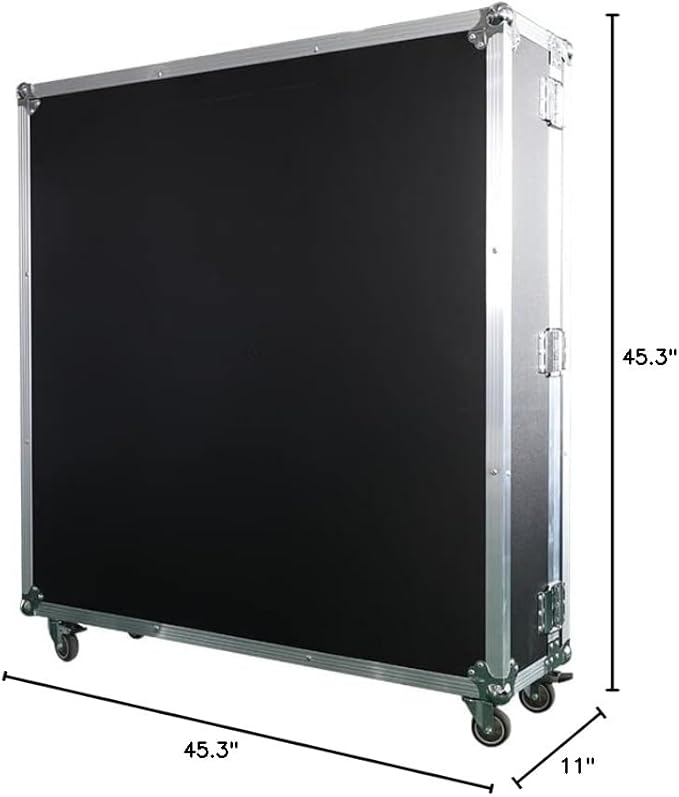 MWE 360 Photo Booth Machine for Parties with Flight Case,Logo Customization,Software APP Remote Automatic 360 Spin Camera Video PhotoBooth 115cm for 5-7 People(45.3"+Flight Case)