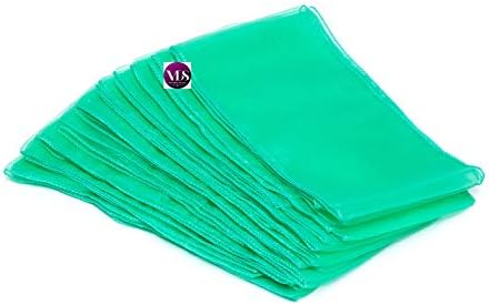 VDS Pack of 300 | Mint | Organza Chair Sashes Crystal Sheer Tulle Dining Chair Bows Tie Ribbon for Wedding Birthday Graduation Engagement Ceremony Event Party Banquet Venue Hotel Decoration