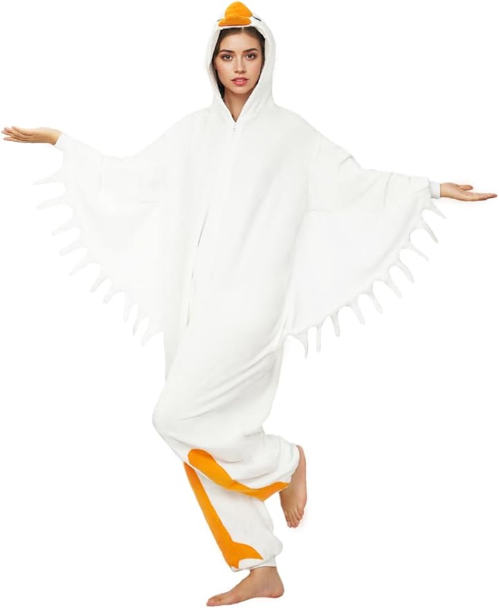 Geese Costume, Geese Onesie Adult, Halloween Costumes Cosplay