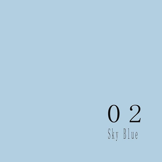 Seamless Photo Photography Backdrop Paper, Photo Background Paper Roll (Sky Blue, 107”x19.5')