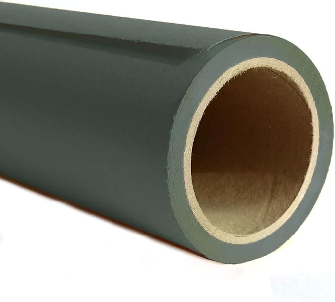Seamless Photo Photography Backdrop Paper, Photo Background Paper Roll (Thunder Grey, 107”x39')