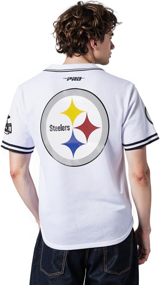 Pro Standard Mens NFL Mesh Button Down Top