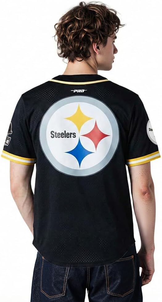 Pro Standard Mens NFL Mesh Button Down Top