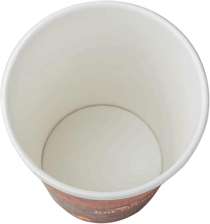 Karat 12 oz Paper Hot Coffee Cups [1000 ct] Disposable, Leak-Resistant Double Poly-Lined Cups for Hot Beverages - Ideal for Cafes & Restaurants, 90mm (C-K512)