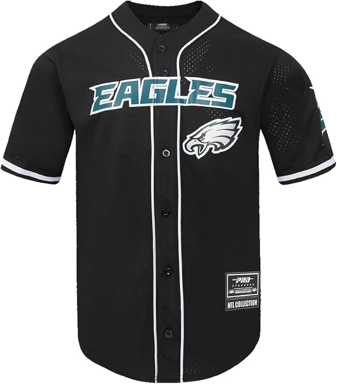Pro Standard Mens NFL Mesh Button Down Top