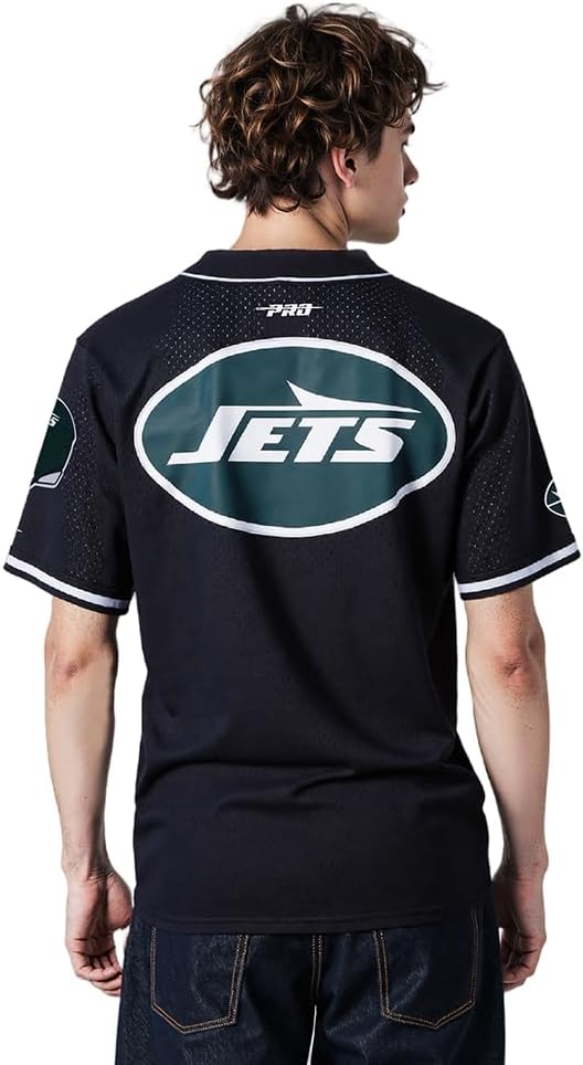 Pro Standard Mens NFL Mesh Button Down Top