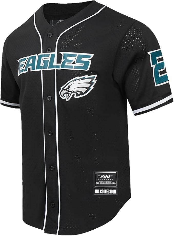 Pro Standard Mens NFL Mesh Button Down Top