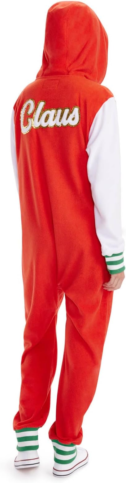 Tipsy Elves Christmas Onesies for Adults - Comfy Unisex Matching Holiday Jumpsuits with Convenient Pockets