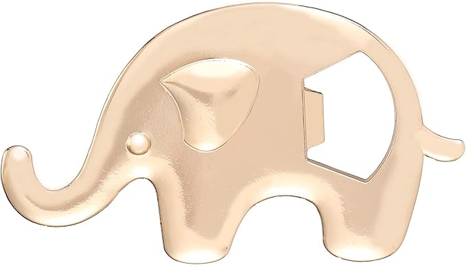 Set of 24 Elephant Bottle Opener Baby Shower Party Favor for Guests Elephant Shaped Bottle Opener Baby Shower Favors Birthday Bridal Shower Souvenirs Wedding Favor Gift (24, Pink)