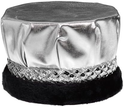 Anderson's Royal Metallic Crown, Sequin Braided Band, Faux Fur Trim, Keepsake for Prom Coronation, Homecoming, Special Events