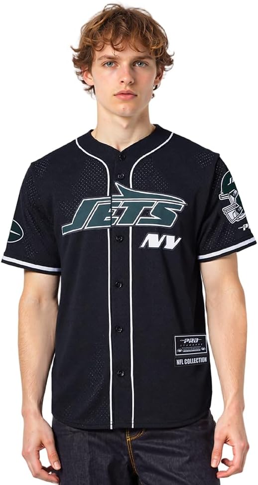 Pro Standard Mens NFL Mesh Button Down Top