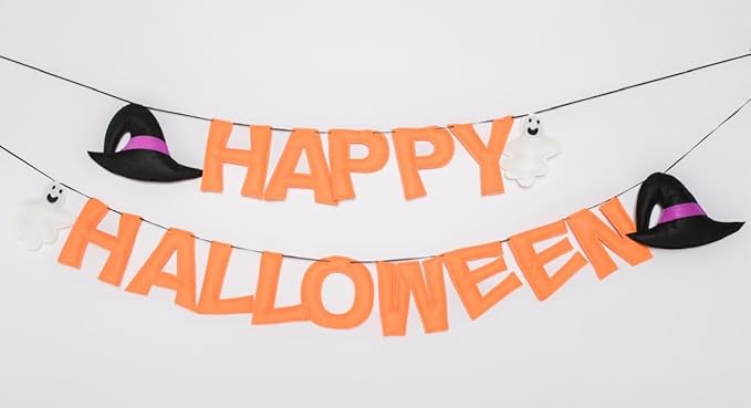 Reusable Interchangeable Holiday Felt Garland/Banner Set – Includes Valentine’s Day, Easter, 4th of July, Halloween, Thanksgiving, Christmas, Happy Birthday, and Congratulations Designs