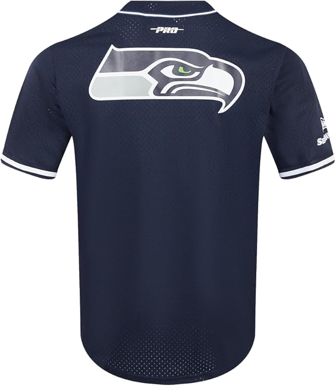 Pro Standard Mens NFL Mesh Button Down Top