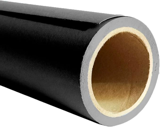 Seamless Photo Photography Backdrop Paper, Photo Background Paper Roll (Ultra Black, 107”x39')