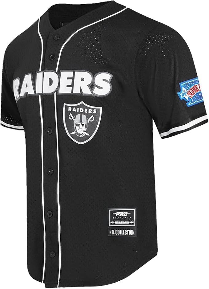 Pro Standard Mens NFL Mesh Button Down Top