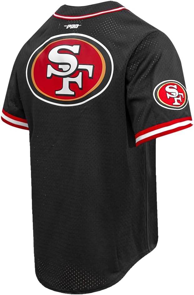 Pro Standard Mens NFL Mesh Button Down Top