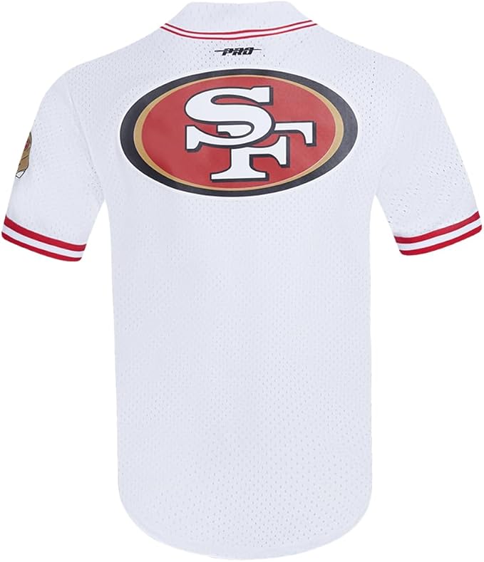 Pro Standard Mens NFL Mesh Button Down Top