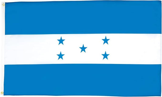 AZ FLAG - Honduras Flag - Large 5x8 Ft - 100D Polyester Honduran Big Banner with Two Metal Grommets - Fade Resistant - Vivid Colors - 5' x 8' Feet - 250x150 Cm