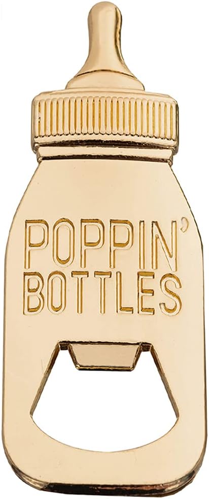24Pack Baby Bottle Openers for Baby Shower Favors Gifts, Decorations Souvenirs, Poppin Bottles Openers with Gifts Box used for Guests Gender Reveal Party Favors or Wedding Favors (24, white)