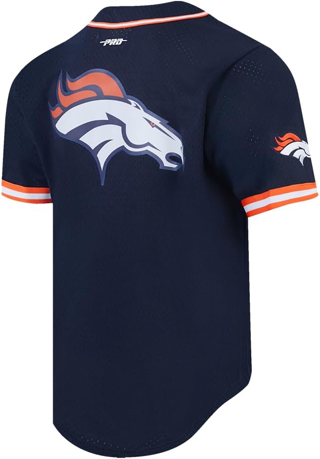 Pro Standard Mens NFL Mesh Button Down Top