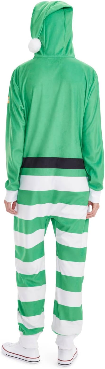 Tipsy Elves Christmas Onesies for Adults - Comfy Unisex Matching Holiday Jumpsuits with Convenient Pockets
