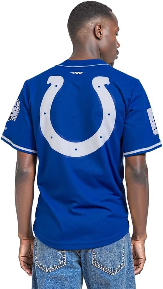 Pro Standard Mens NFL Mesh Button Down Top