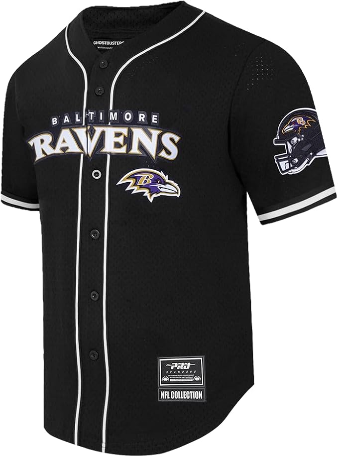 Pro Standard Mens NFL Mesh Button Down Top