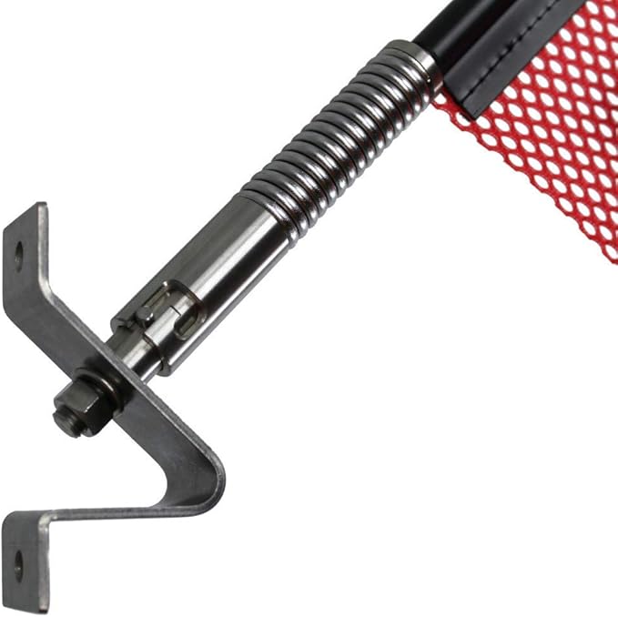 Oversize Warning Products - Quickmount Flag and Bracket - Made in USA - Warning & Safety flag for Truck, Trailer and Pilot Cars (Red, 2 Pack)