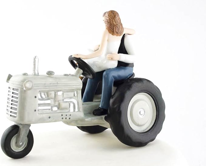 Wedding Collectibles Tractor Western Wedding Cake Topper