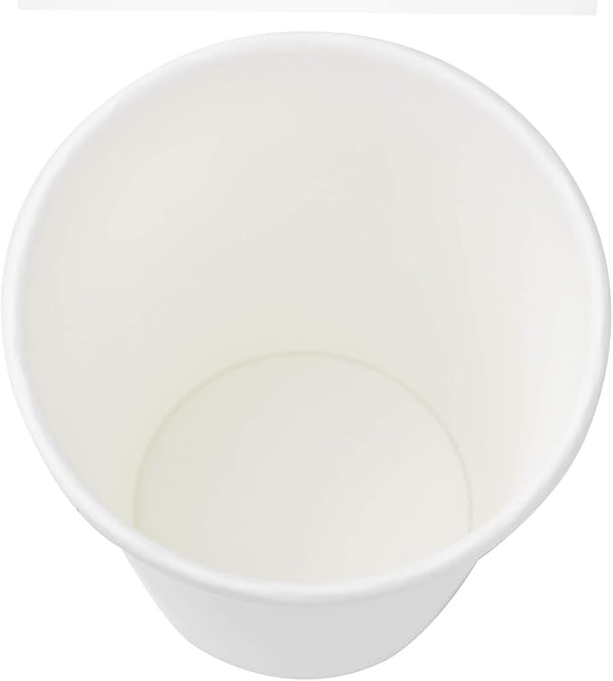 Karat 8oz Paper Hot Coffee Cups [1000 ct] Disposable, Leak-Resistant Double Poly-Lined Cups for Hot Beverages - Ideal for Cafes & Restaurants, 80mm | White