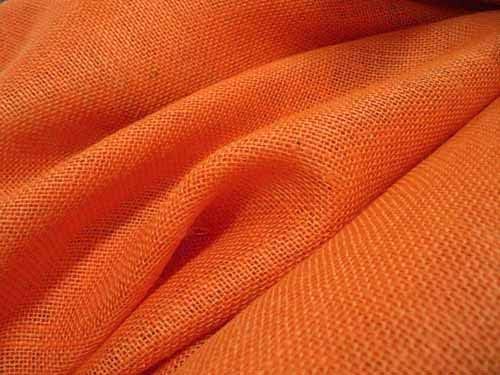 VDS Natural Burlap Chair Sashes Rustic Hessian Jute Bow Ribbon Ties for Wedding Party Birthday Anniversary Banquet Reception (6 X 108 Inch) (Pack of 10) (Orange)