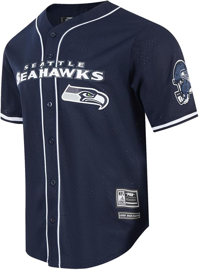 Pro Standard Mens NFL Mesh Button Down Top