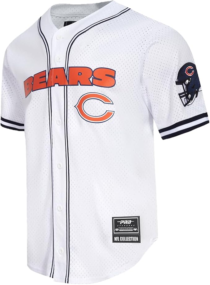 Pro Standard Mens NFL Mesh Button Down Top