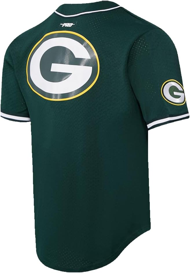 Pro Standard Mens NFL Mesh Button Down Top