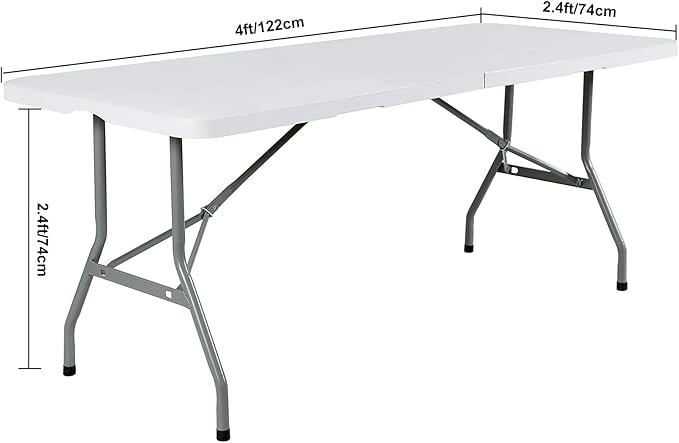 FORLIFE Spandex Table Cover - Fitted 4ft Rectangular Tablecloth for Weddings & Banquets, Stretch Patio Cover (Fuchsia)