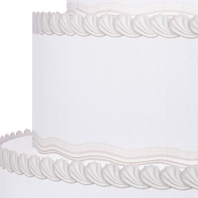 Anderson's White & Black Personalized Pop-Out Birthday Cake, Life-Size Faux Cake with Fun Font, Custom Name, Surprise Reveal Prop for Milestone Parties, Photo Ops, Store or Business Events, 4'x4'