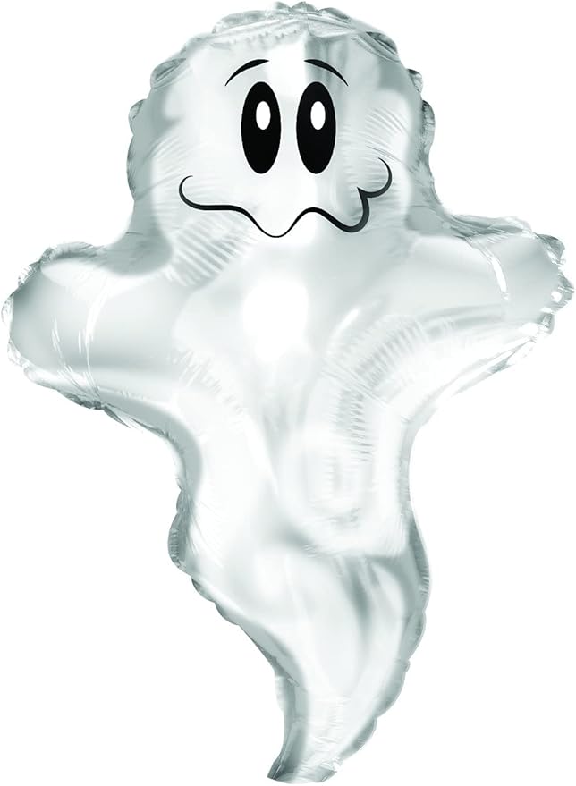 PMU 25 Pc Halloween Flying Ghost 24 Inch Mylar-Foil Balloon