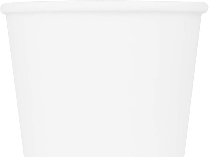 Karat 8oz Paper Hot Coffee Cups [1000 ct] Disposable, Leak-Resistant Double Poly-Lined Cups for Hot Beverages - Ideal for Cafes & Restaurants, 80mm | White