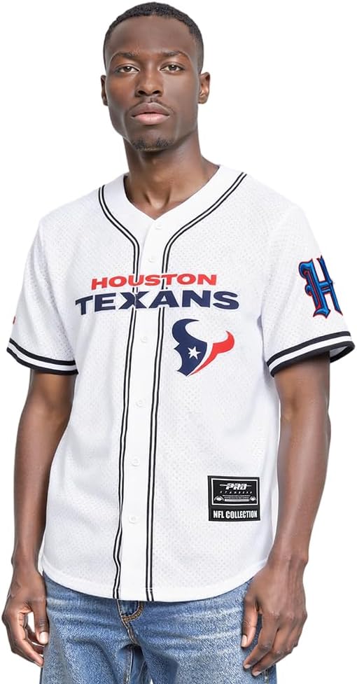 Pro Standard Mens NFL Mesh Button Down Top