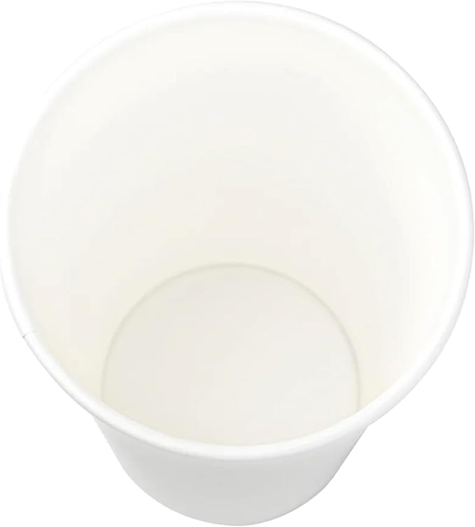 Karat 24 oz Paper Hot Coffee Cups [500 ct] White Disposable Cup for Hot/ Cold Drinks and Beverages, 90mm (C-K524W)