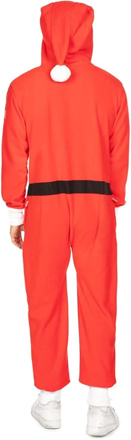 Tipsy Elves Christmas Onesies for Adults - Comfy Unisex Matching Holiday Jumpsuits with Convenient Pockets