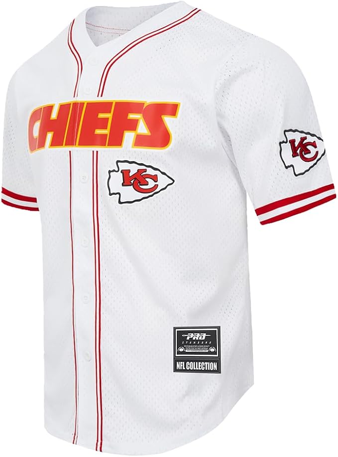 Pro Standard Mens NFL Mesh Button Down Top