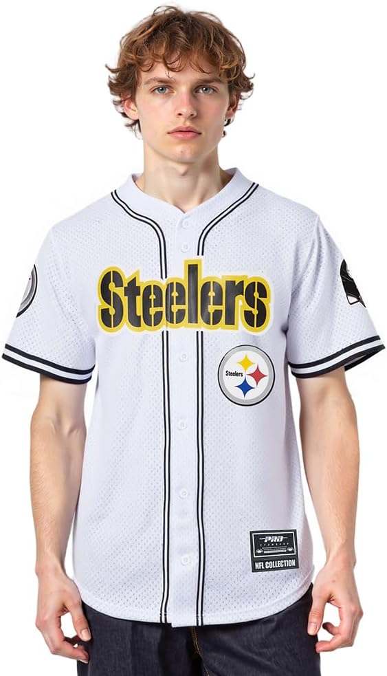 Pro Standard Mens NFL Mesh Button Down Top