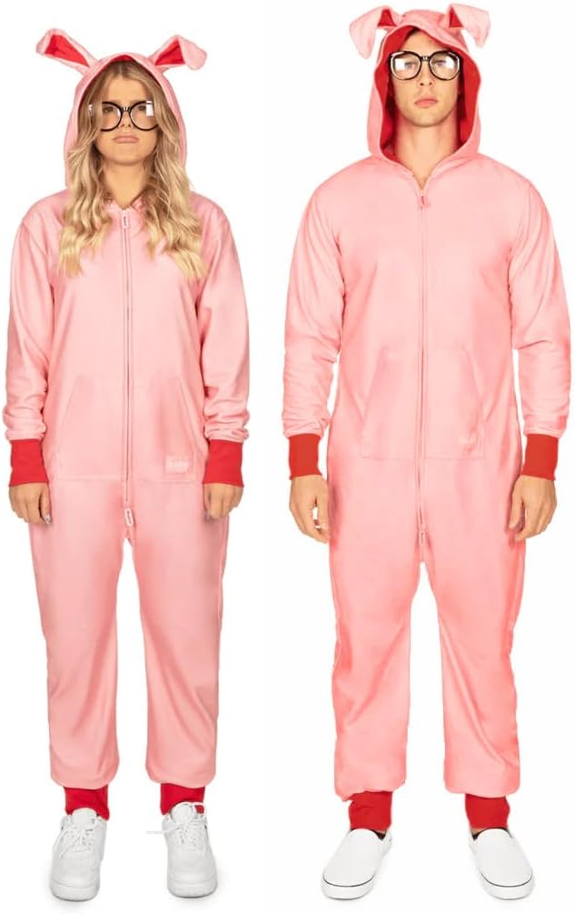 Tipsy Elves Christmas Onesies for Adults - Comfy Unisex Matching Holiday Jumpsuits with Convenient Pockets