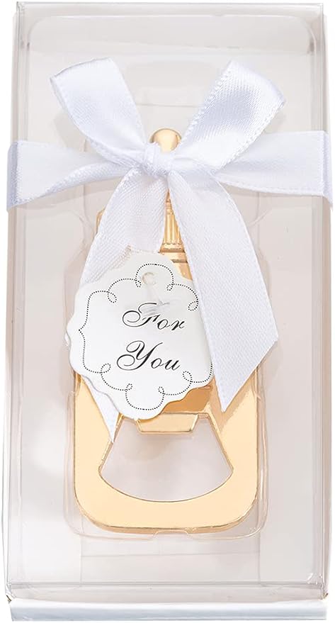 24Pack Baby Bottle Openers for Baby Shower Favors Gifts, Decorations Souvenirs, Poppin Bottles Openers with Gifts Box used for Guests Gender Reveal Party Favors or Wedding Favors (24, white)