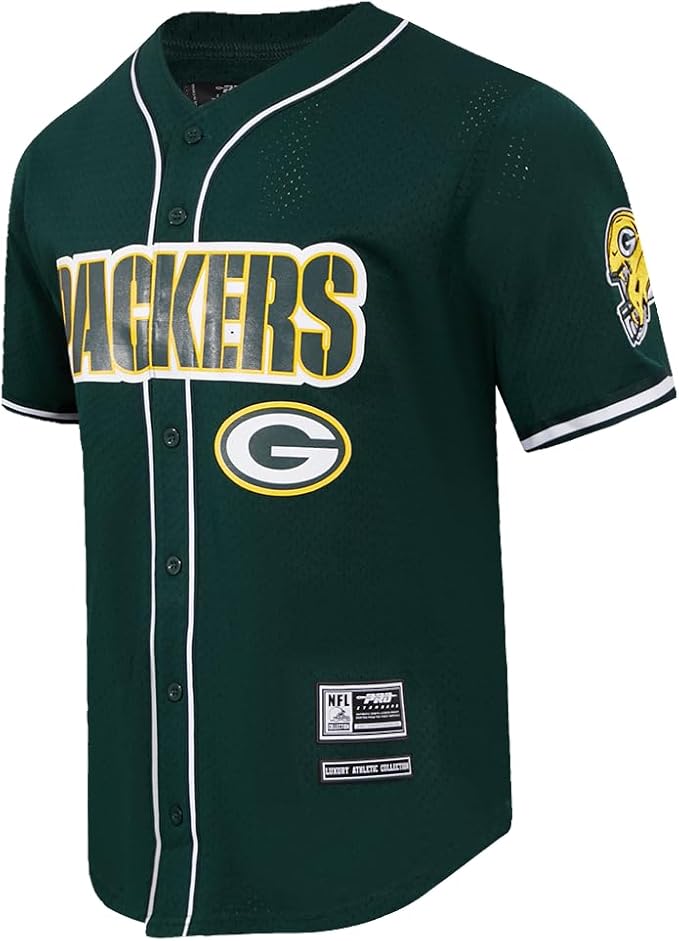 Pro Standard Mens NFL Mesh Button Down Top