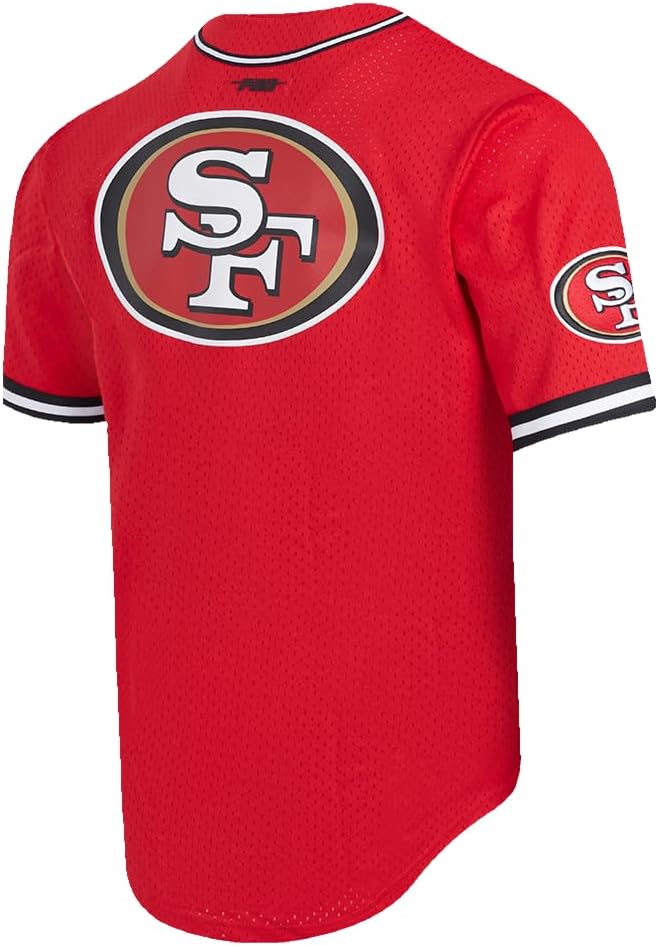 Pro Standard Mens NFL Mesh Button Down Top
