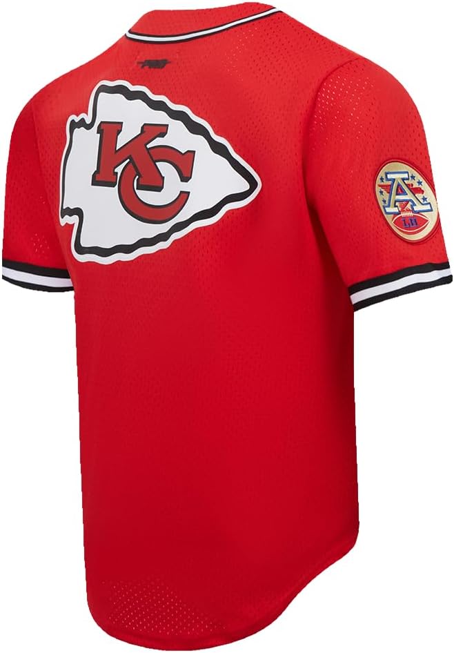 Pro Standard Mens NFL Mesh Button Down Top